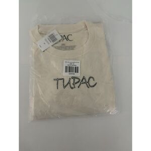 Hot Topic TUPAC cream tee 2XL